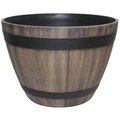 Grower Select Grower Select STPCF023319 18 in. Wine Barrel Key Walnut with Black Bands STPCF023319